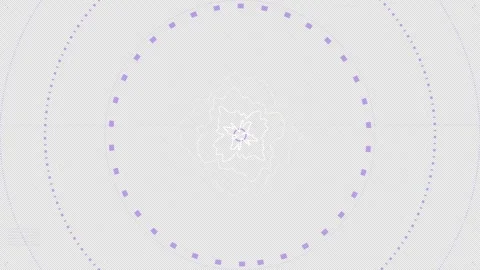Synthesized: MRI Bio Interface: 4K Alpha 스톡 동영상 333359820