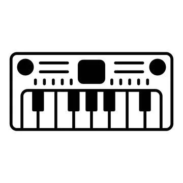 Synthesizer Dualtone Icon Stock-Illustration