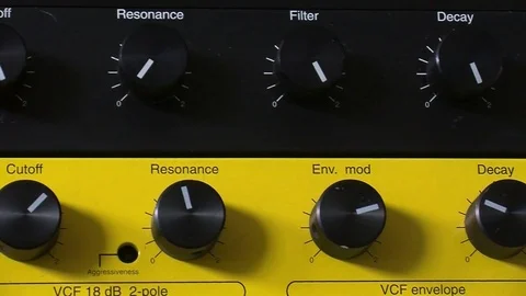 Synthesizer Stock Footage 77621972