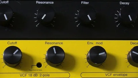 Synthesizer Stock Footage 77621980