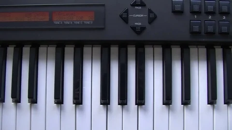 Synthesizer Stock Footage 77622089