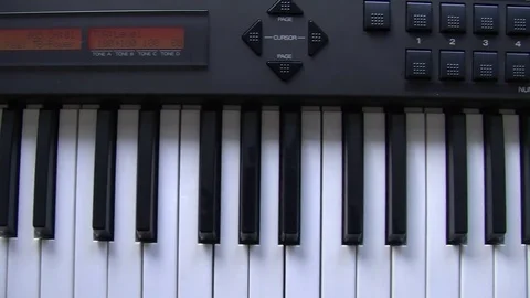 Synthesizer Stock Footage 77622090