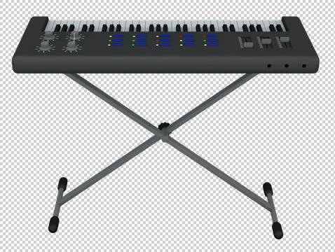 Synthesizer. Isolated on transparent background. Иллюстрация