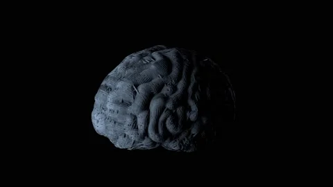 Synthetic Artificial Brain 4K Video stock 145838332
