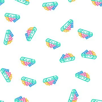 Synthetic resin vector seamless pattern 스톡 일러스트