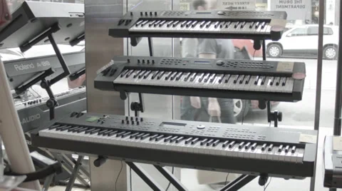 Synths in the City Stock Footage 37212484