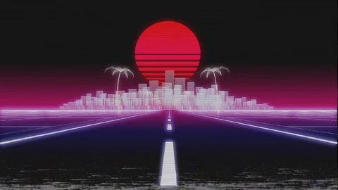Synthwave Stock Video Footage | Royalty Free Synthwave Videos | Pond5