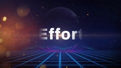 Synthwave digital grid landscape with neon lights Stock Footage 337327413