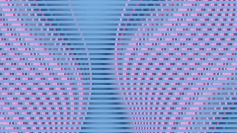 Synthwave Horizontal Pixel Wave Scanlines 4K Loop Stock Footage 337935419