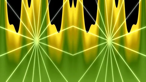 Synthwave music visualizer: Neon pink abstract wave background loop Stock Footage 335463210