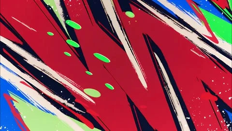 Synthwave Zap Motion FX Neon Comic Loop in 4K Stock Footage 315166060