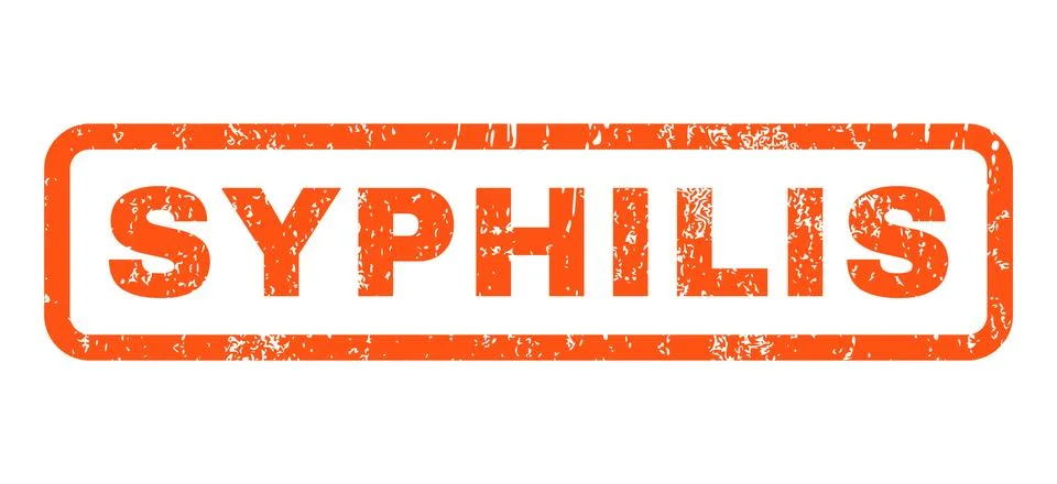 Syphilis Rubber Stamp Stock Illustration