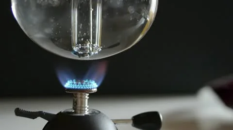 Syphon coffee maker Stockbeeldmateriaal 22251149