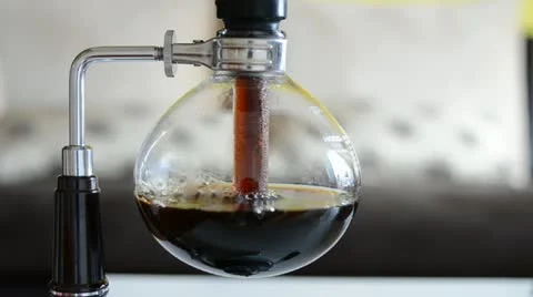 Syphon coffee maker Stock Footage 22254137