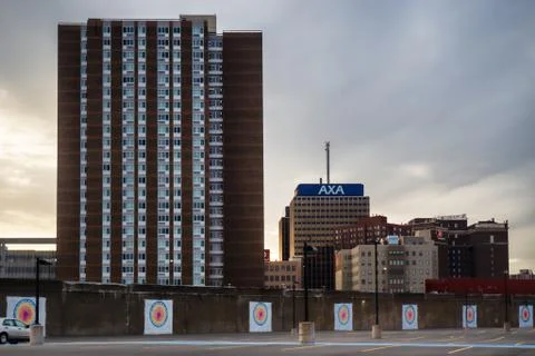 Syracuse from Armory Square Stock Photos