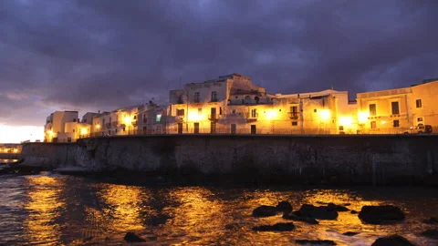 Syracuse, Italy Timelapse Stock Footage 136526258