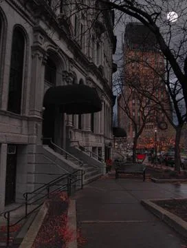Syracuse at night Stock Photos