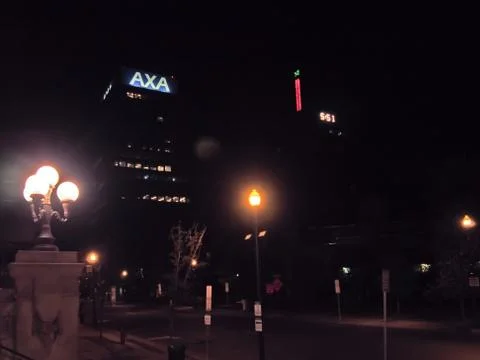 Syracuse at night Stock Photos