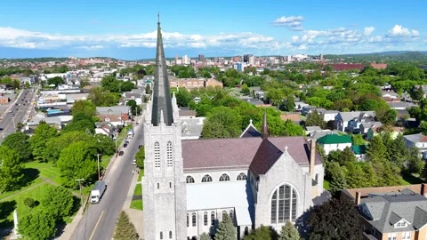 Syracuse, NY - A Cathedral Video stock 335907485