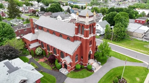 Syracuse, NY - Catholic Stock Footage 335960079