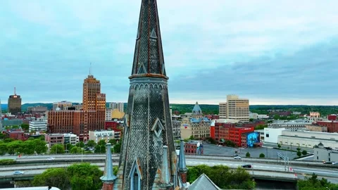 Syracuse, NY - Follow Stock Footage 335948569