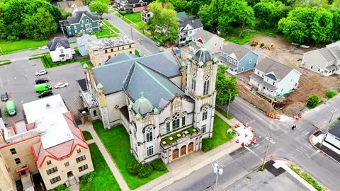 Syracuse, NY - Immaculate Video stock 335950812