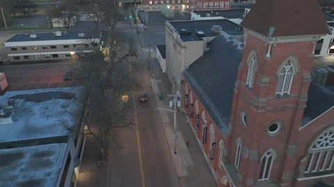 Syracuse, NY - Night Stockbeeldmateriaal 335924902