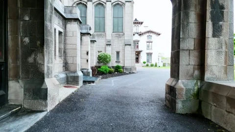Syracuse, NY - Porte Cochere Video stock 335921234