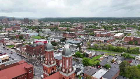 Syracuse, NY - Rotating Video stock 335906648