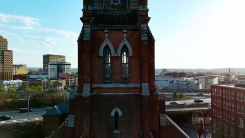 Syracuse, NY - Steeple Stock Footage 335948036