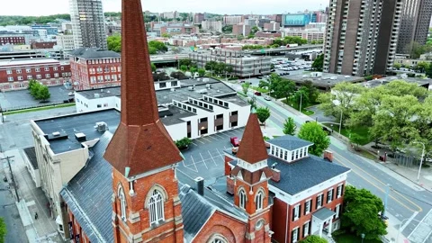 Syracuse, NY - Unfolds Video stock 335924740