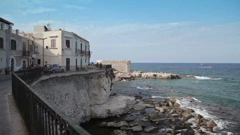 Syracuse, the old city Stock Footage 105725138