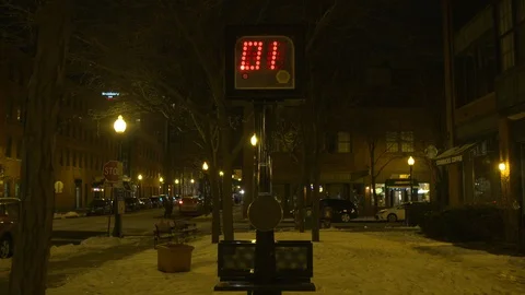 Syracuse Shot Clock Memorial Timelapse 스톡 동영상 97596058