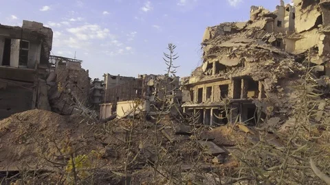 Syria - 2018: Syria war - front line, ISIS war, Aleppo Видео 101223544