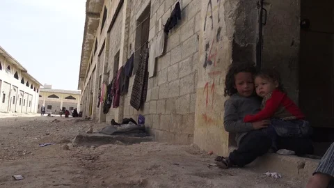 Syria - 2018: Syria war - front line, ISIS war, Aleppo 스톡 동영상 101229568