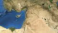 Syria. 3d earth in space - zoom in on Syria contoured 4K 4k or 4k+ Resolution
