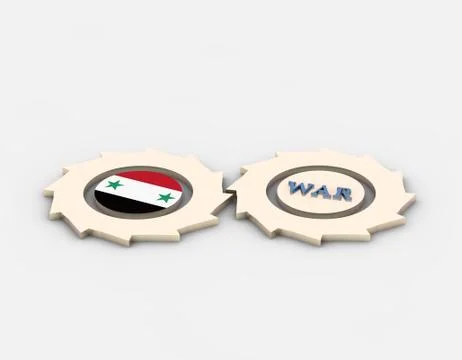 Syria and the war Stock Illustration