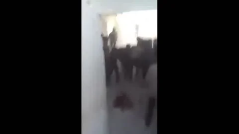 Syria: Armed groups have targeted University in Aleppo city, with initial... Stock Footage 293788130