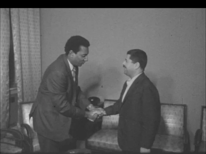 Syria: &Quot;Black Power&Quot; Leader Stokely Carmichael Expects Arrest If He Return... Stock Footage