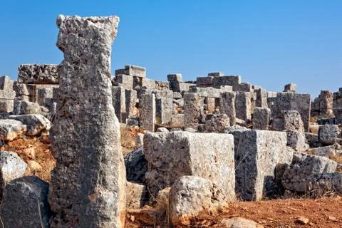 Syria - The Dead Cities Stock Photos
