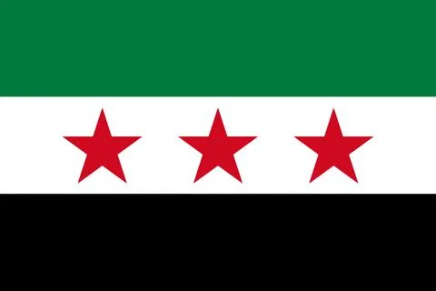 Syria Federation Flag Stock Illustration