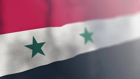 Syria flag animated2 스톡 동영상 80597661