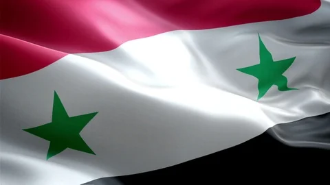 Syria Flag Stock Footage 116402513