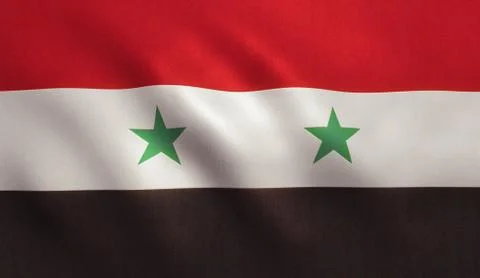 Syria Flag Stock Illustration