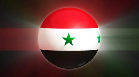 Syria-Globe Stock Footage 7770118