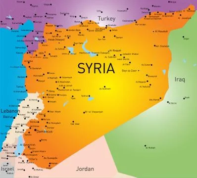 Syria Stock Illustration