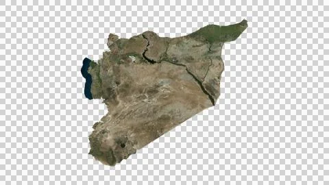 Syria Map Stock Illustration