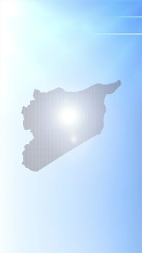 Syria Map Opener Stock Footage 276973830