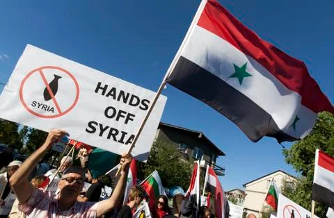 Syria Protest Stock Photos