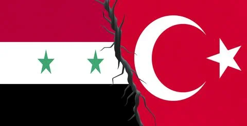 Syria Turkey Stock Illustration